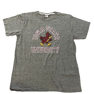 Charlie Hustle Iowa State University Collegiate Pacific Bird Shirt Men's XL Gray